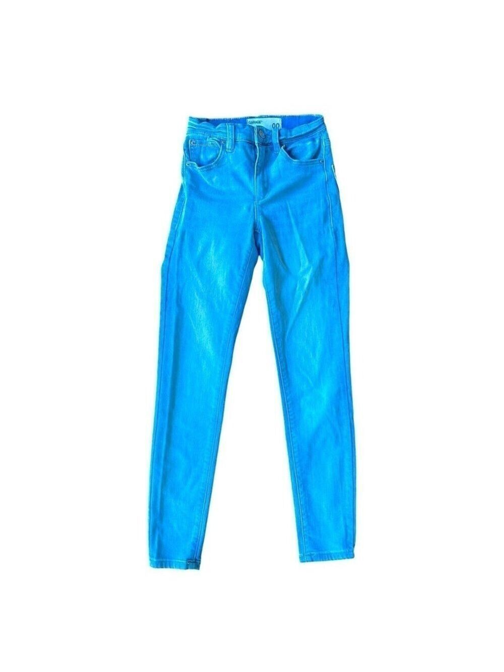 Garage Blue High Rise Skinny Jeans Size 00